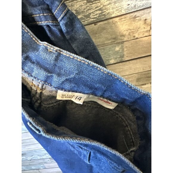 Vintage Levis Tapered Jeans Women’s Size 14 High Rise Pleated Front Made in USA - Picture 16 of 16